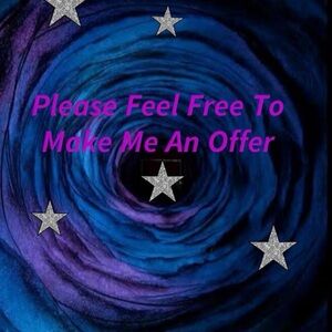 Blue and Purple Swirl Design